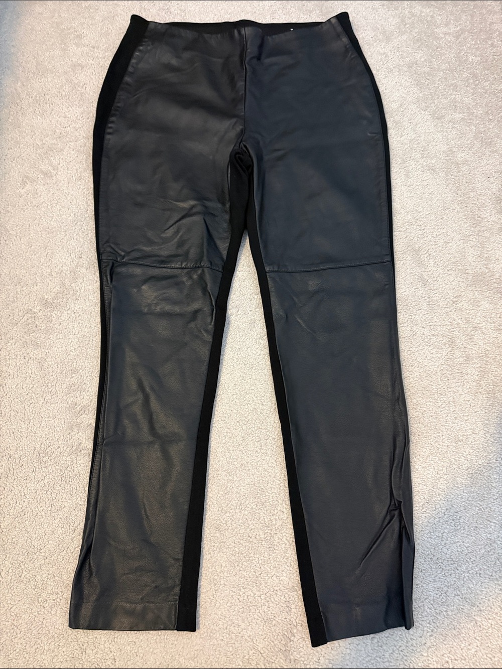 Chico’s L faux leather ankle pants